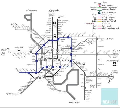 สถานีกลางบางซื่อ, Grand station, รถไฟฟ้าสายสีน้ำเงิน, รถไฟฟ้าสายสีเขียว, รถไฟฟ้าชานเมืองสายสีแดง, รถไฟฟ้าสายสีแดงอ่อน, รถไฟฟ้าความเร็วสูง, รถไฟฟ้าสายสีม่วง, Interchange station, สวนจตุจักร, ideo mobi ประชาชื่น
