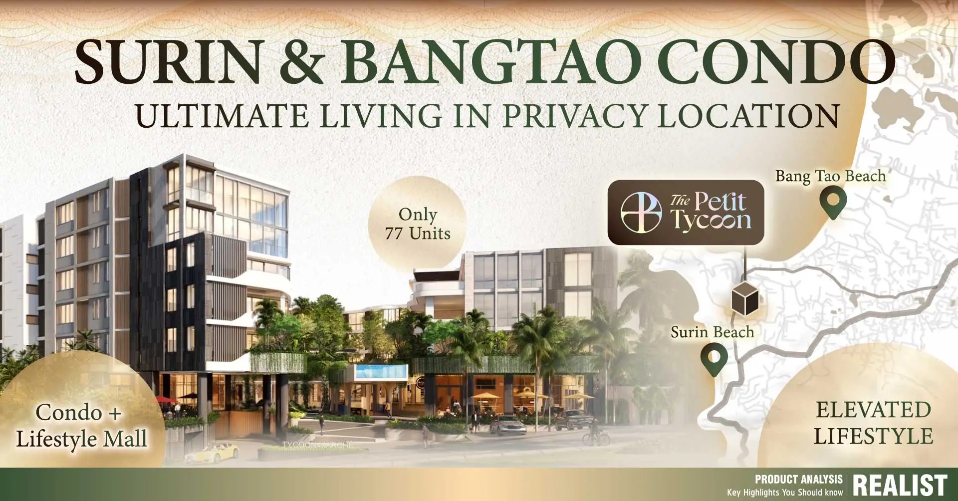 SURIN & BANGTAO CONDO ULTIMATE LIVING IN PRIVACY LOCATION