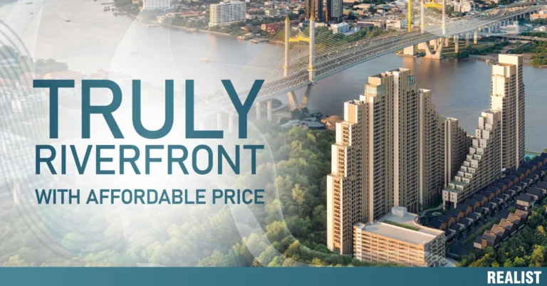 A true riverfront condo starting at just 1.99MB