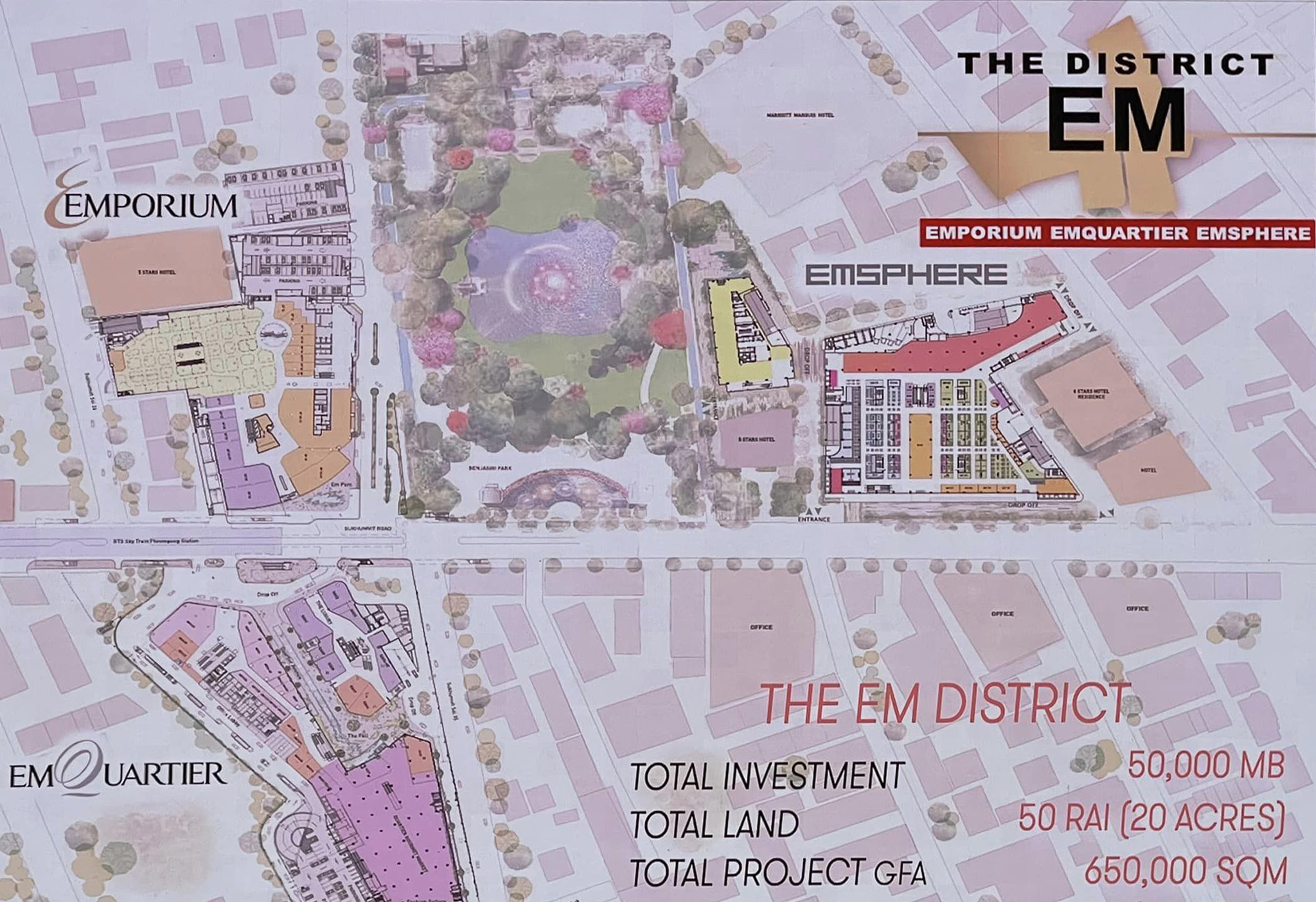 The EM District in Bangkok - The Emporium, EmQuartier and EmSphere